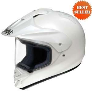     Shoei HornetDS Metallic Motocross Helmet Crystal White Automotive