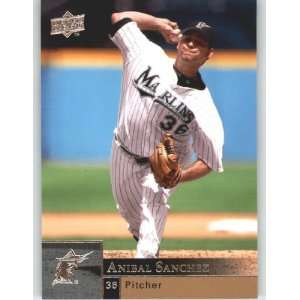  2009 Upper Deck #647 Anibal Sanchez   Marlins (Baseball 