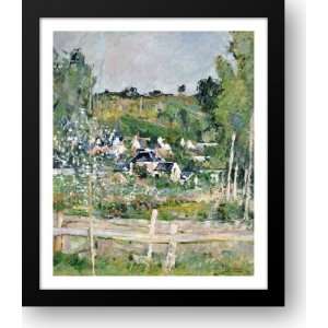  A View of Auvers Sur Oise; The Fence 38x44 Framed Art 