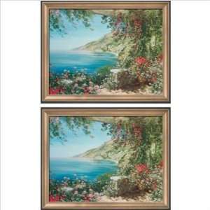 Brushstrokes Fine Art View of Positano Series View of Positano by 