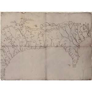    1572 map Indians of North America, Southern States