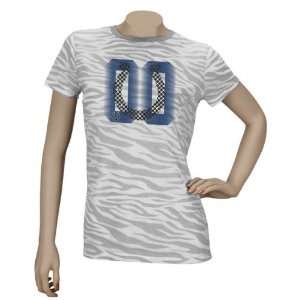   Colts Womens Animal Print Burnout T Shirt
