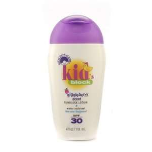 Kids SunBlock SPF 30 4 Oz (Pediatrician Tested; PABA Free)   Natures 