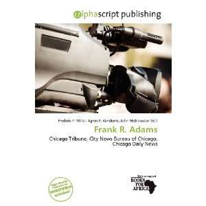  Frank R. Adams (9786200927064) Frederic P. Miller, Agnes 