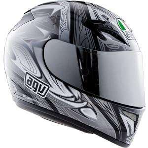  AGV T 2 Shade Helmet   Small/Black/Gunmetal Automotive