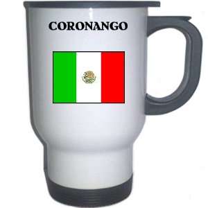  Mexico   CORONANGO White Stainless Steel Mug Everything 
