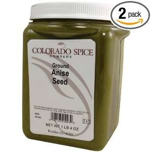 Colorado Spice Anise Seed, Ground, 20 Ounce Jars (Pack of 2)  