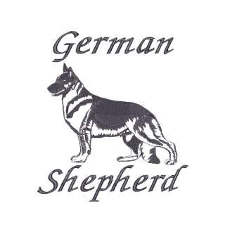 German Shepherd Herding Dog Center Front Embroidered Sweatshirt Small 