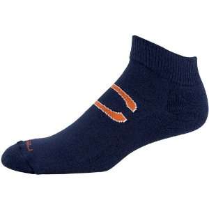   Chicago Bears Navy Blue Jacquard Logo Ankle Socks