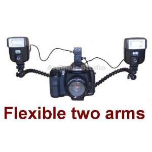  Macro, Portrait Twin Flash Kit with Flexible Arms for 