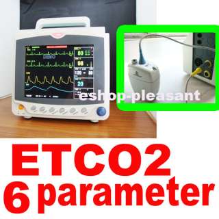 Vital Sign Patient monitor ECG EKG 6 Parameter + ETCO2  