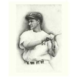  Lou Gehrig by Allen Friedlander. Size 29.25 X 43.75 Art 