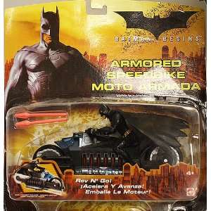   Mattel Batman Begins Armored Speedbike Rev N Go H2852 Toys & Games