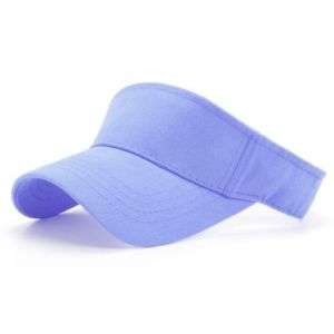 LIGHT BLUE GOLF TENNIS SPORTS VISOR VISORS CAP CAPS HAT  