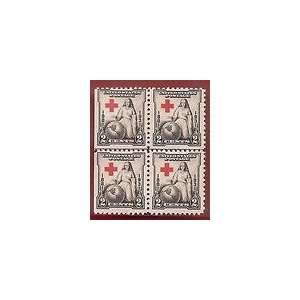 Stamps US Greatest Mother 50th Anniv Of The Red Cross Sc702 MNH Block