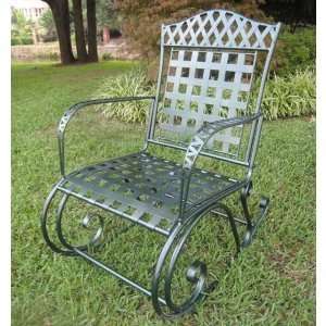  Caravan Milano Wrought Iron Rocking Chair Patio, Lawn & Garden