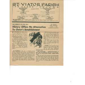  St Viator Parish Las Vegas Nevada Pamphlet 1968 (4248 S 