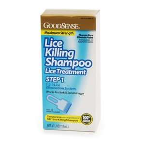  Good Sense Lice Killing Shampoo, 4 fl oz Health 