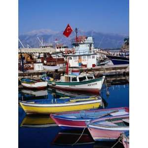  Fishing Boats in Harbour, Antalya, Antalya, Turkey 