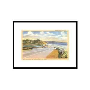  Highway 101 in Southern California Scenic Pre Matted 