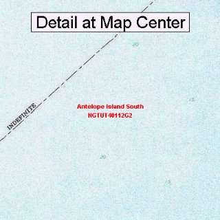  USGS Topographic Quadrangle Map   Antelope Island South 