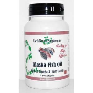   Oil   60 Softgels Alaska Fish Oil * w/ EPA DHA Omega 3 Fatty Acids