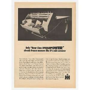  1972 IH International Harvester Bear Claw Spreadpower 