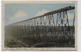 CPR VIADUCT~BRIDGE~LETHBRIDGE,ALBERTA~CANADA 1947  