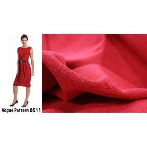  Couture Jersey Crepe Knit   Scarlet