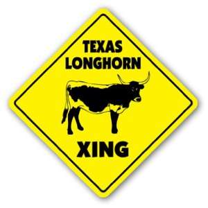   Sign xing gift novelty cattle ranch rancher beef Patio, Lawn & Garden