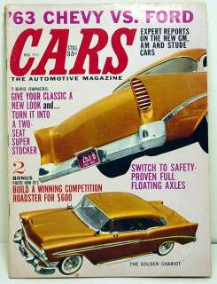 Vintage Cars Magazine December 1962  