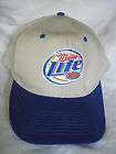 miller lite beer hat new embroidered authentic beer drinking gear