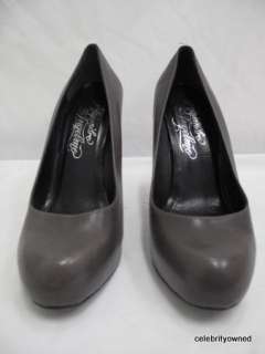 Alejandro Ingelmo Gry Leather Covered Platform Pump40.5  