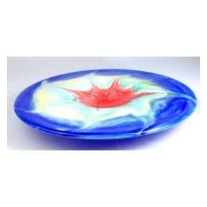 Murano Glass Plate Beautiful 100% Hand Blown Art STV111
