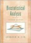   Analysis, (013081542X), Jerrold H. Zar, Textbooks   