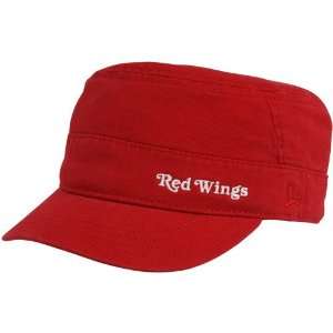   Red Wings Ladies Red Adjustable Military Hat