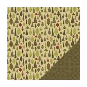  TaDa Frozen Tozen Double Sided Paper 12X12 Tree Farm; 25 