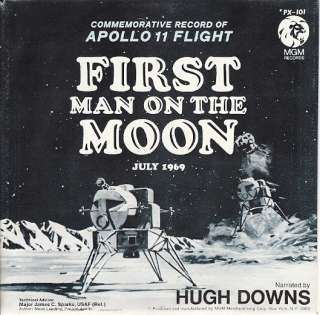 NASA First Man On The Moon 45 Record RPM Hugh Downs  