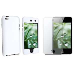  White Rubberized Case For iPod touch® 4Th Gen W/ Screen 