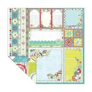  Bo Bunny Alora Double Sided Cardstock 12X12 Cut Outs; 25 