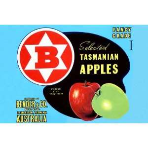  Fancy Grade Selected Tasmanian Apples 20x30 poster