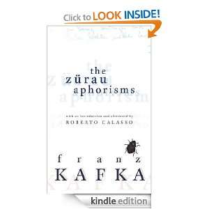 The Zürau Aphorisms Franz Kafka  Kindle Store