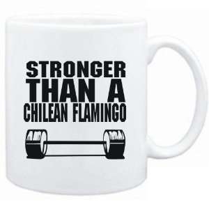  Mug White Stronger than a Chilean Flamingo  Animals 