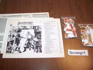 Swashbuckler Album Games RARE Board Game OOP 1980 HTF  