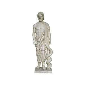  Asclepios, Greek God of Medicine Statue, Large Everything 