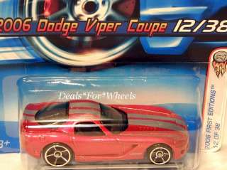 2006 Hot Wheels 1st Edition #12 06 Dodge Viper Coupe  