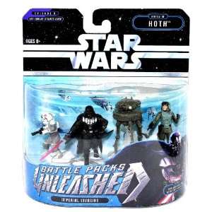   AT AT Pilot, Darth Vader, Probe Droid and General Veers Toys & Games