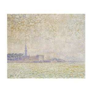  A View of Veere, Misty Morning by Theo Van rysselberghe 