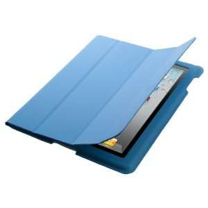  Faux Leather Stand Case Cover for Apple iPad 2 *Blue 