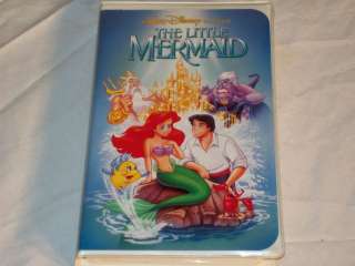 The Little Mermaid VHS rare banned cover art  